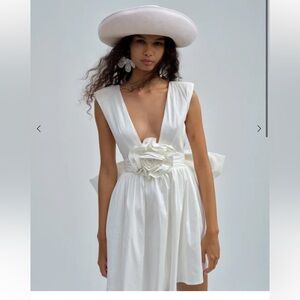 For Love And Lemons White Mini Dress